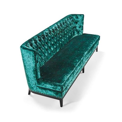 Divano chesterfield - VSF652 - Voila Spanish Furniture S.L. - in tessuto / per cuscini / a schienale alto