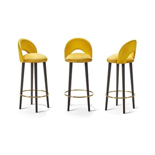 Sedia alta classica - VCH420 - Voila Spanish Furniture S.L. - da interno / in tessuto / con supporto in legno