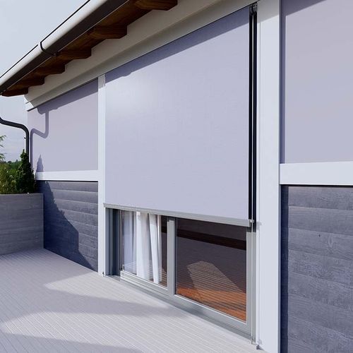 Tenda avvolgibile a rullo con cassonetto - Steel Slide - AMA sun protection industries - per finestra / in tela / in alluminio