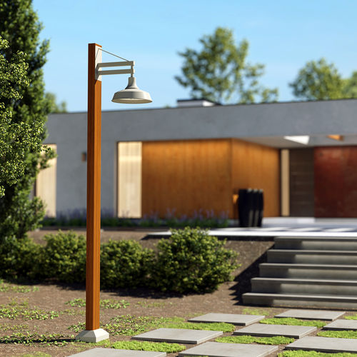 Lampione urbano - ANTARES - Light34 Lighting - contemporaneo / in alluminio / in legno