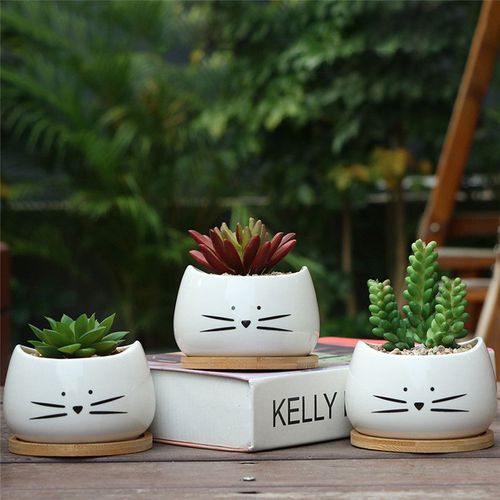 Vaso da giardino in ceramica - AN0039 - Guangzhou Ancooly Gardening LTD - da appoggio / rotondo / per uso residenziale