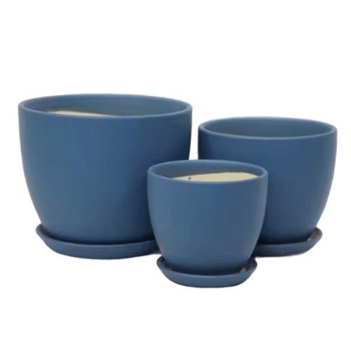 Vaso da giardino in ceramica smaltata - AN112101 series - Guangzhou Ancooly Gardening LTD - ad isola / rotondo / per uso residenziale