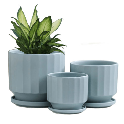 Vaso da giardino in ceramica - AN1090/AN1091 - Guangzhou Ancooly Gardening LTD - ad isola / rotondo / per uso residenziale