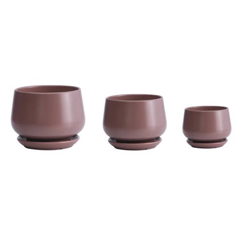 Vaso da giardino in ceramica smaltata - AN089 series - Guangzhou Ancooly Gardening LTD - ad isola / rotondo / per uso residenziale