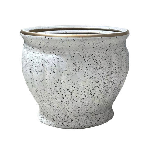 Vaso da giardino in ceramica smaltata - AN-B048 - Guangzhou Ancooly Gardening LTD - ad isola / rotondo / per uso residenziale