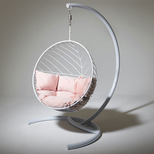 Poltrona per cuscini - HALF CIRCLE GOOSENECK - Studio Stirling - contemporanea / in tessuto / in acciaio