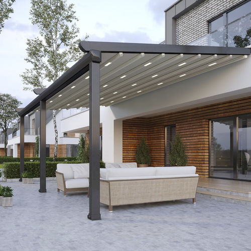 Pergola autoportante - 1600 RCS SERIES - ROYAL CLASS TENTE - addossata / sospesa / in vetro