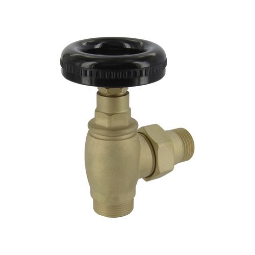 Rubinetto d'arresto per radiatore - BRASS MATT - CaloriferiOnline - termostatico / in ottone / da interno