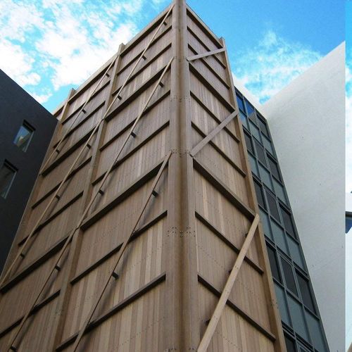 Facciata ventilata in composito - Innowood - grande formato
