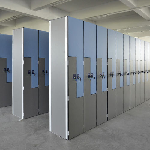 Contenitore a scomparti in HPL - DEBO-LOCKER-02 - DEBO - per edifici pubblici / per scuola / resistente all'umidità