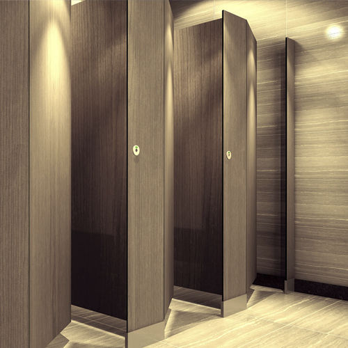 Cabina per bagni pubblici in HPL - DEBO-TP-02 - DEBO - per toilette / per edifici pubblici / resistente all'umidità