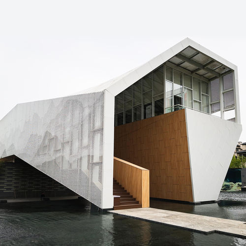 Lastra di paramento in HPL - DEBO-WALL-03 - DEBO - per esterni / contemporanea / a rilievo