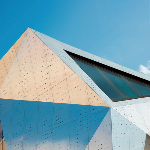 Lastra di paramento in HPL - DEBO-WALL-04 - DEBO - per facciate / contemporanea / a rilievo