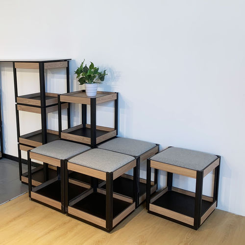 Scaffale modulare - DEBO-FURNITURE-12 - DEBO - contemporaneo / in melaminico / in laminato
