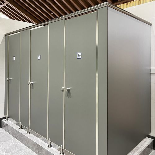 Cabina per bagni pubblici in HPL - DEBP-TP-15 - DEBO - per toilette / per edifici pubblici / resistente all'umidità
