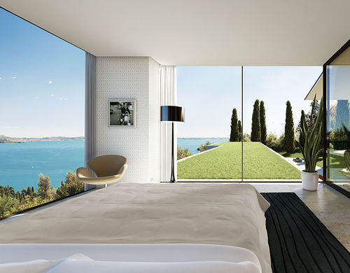 Vetrata in alluminio - Glassline™ - Hannes Huber GmbH - a doppi vetri / a 2 ante / di sicurezza