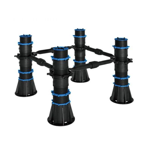 Piede di sostegno per terrazza in plastica - Foshan Hero Metal Co.,Ltd.  - da interno / da esterno / regolabile