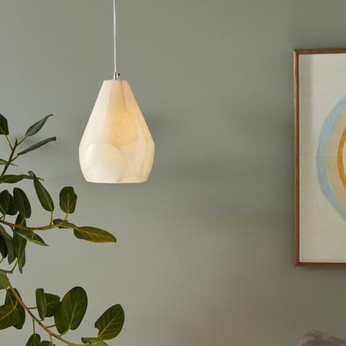 Lampada a sospensione - FACET - Lyngard - in ottone / in nichel / in porcellana
