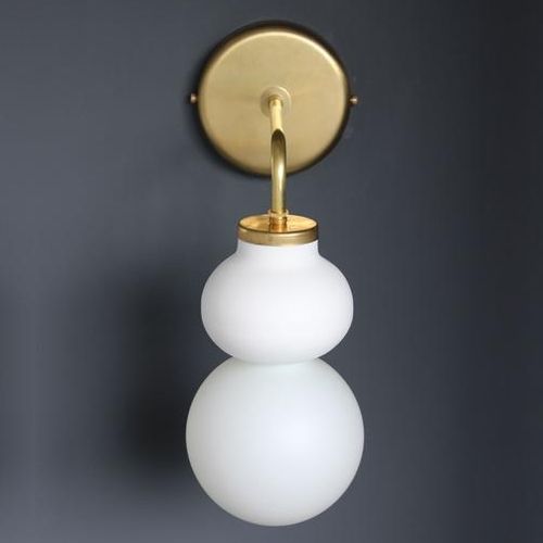 Applique contemporanea - COOPER ONE MICRO - Lyngard - da interno / in ottone / in bronzo
