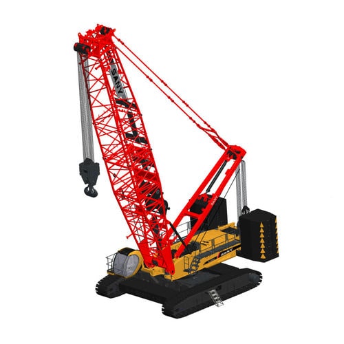Gru tralicciata - SCC2800A - SANY GROUP - con braccio / cingolata / per movimentazione