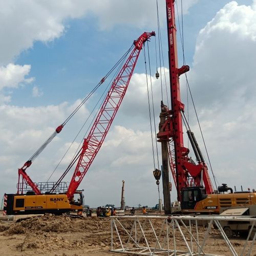Perforatrice con motore diesel - SR235MV - SANY GROUP - rotativa / per cantiere di costruzione / cingolata