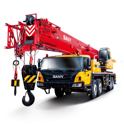Gru telescopica - STC800S - SANY GROUP - montata su camion / per cantiere di costruzione / idraulica