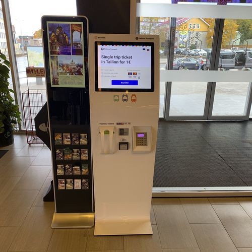 Cassa automatica per ristorante - ML 510 - ML Infokiosks - per aeroporto / per struttura sanitaria / per ospedale