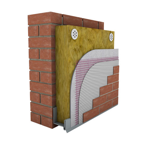 Mattone faccia a vista in calcestruzzo - WEBERWALL EXTERNAL SYSTEM - Weber - per facciata / per ristrutturazione / liscio