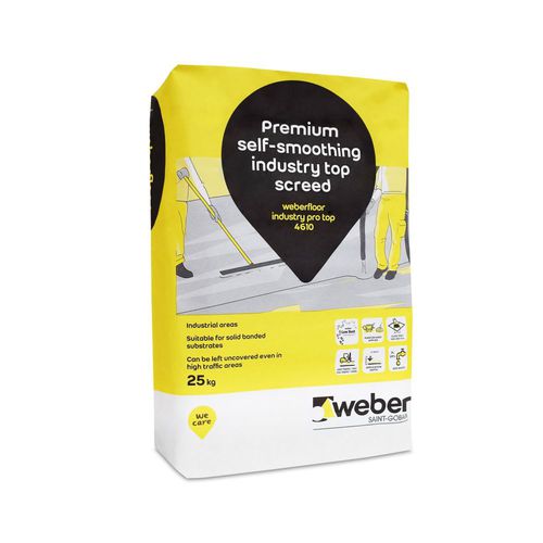 Massetto autolivellante - WEBERFLOOR INDUSTRY PRO TOP 4610 - Weber - isolante / in cemento