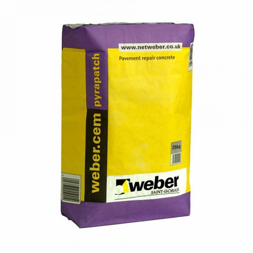 Malta di riparazione - WEBERCEM PYRAPATCH - Weber - di rasatura / per calcestruzzo / per cemento