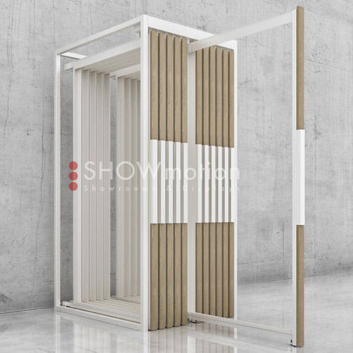 Espositore per piastrelle per campioni - FUTURA DELUXE - steor srl - da appoggio / in lamiera / in legno