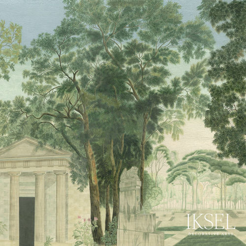 Carta da parati contemporanea - SC105 Italian Panoramic - Iksel Decorative Arts - in vinile / con motivi naturali / panoramica