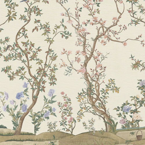 Carta da parati contemporanea - IMPERIAL GARDEN - Iksel Decorative Arts - in vinile / in fibra di vetro / con motivi naturali