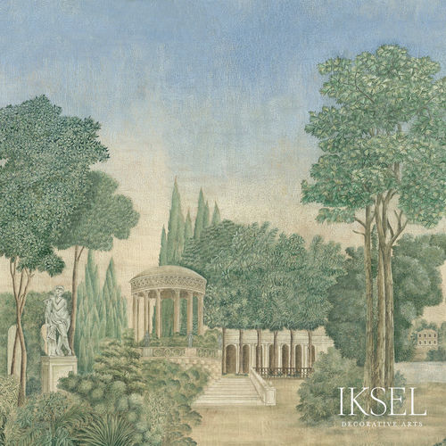 Carta da parati contemporanea - SC102 Bagatelle - Iksel Decorative Arts - in fibra di vetro / in vinile / con motivi naturali