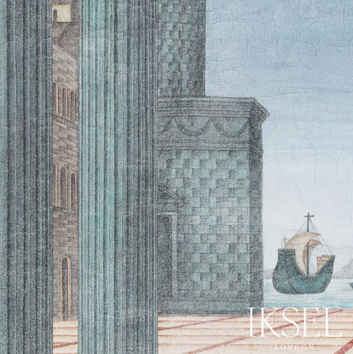 Carta da parati contemporanea - MU101 Brunelleschi Perspective - Iksel Decorative Arts - in fibra di vetro / in vinile / panoramica