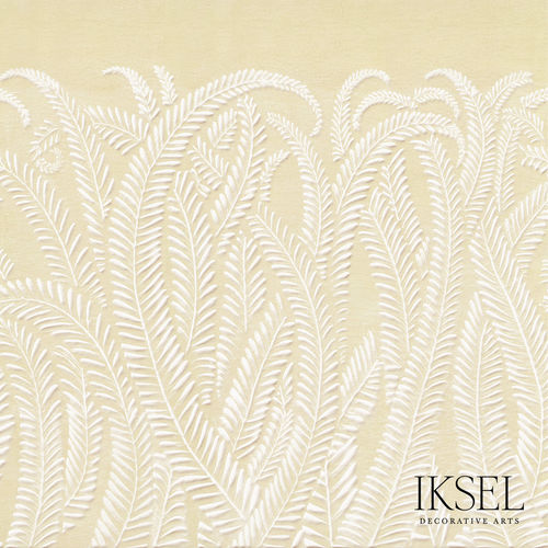 Carta da parati contemporanea - SC143 Art Deco Fern - Iksel Decorative Arts - in vinile / con motivi naturali / con motivi floreali