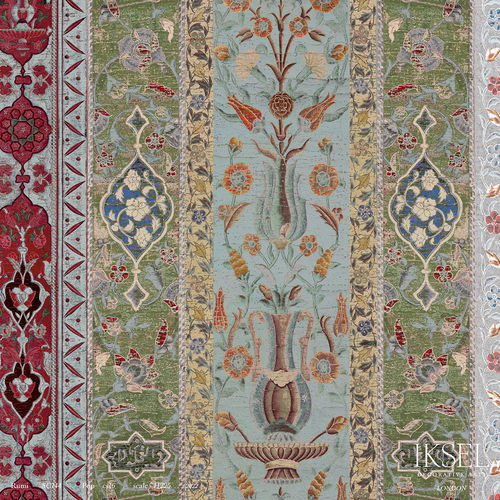 Carta da parati contemporanea - SC144 Rumi Pop - Iksel Decorative Arts - panoramica / con motivi geometrici / a righe