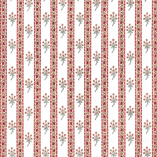 Carta da parati contemporanea - RW301 Bouquet Stripe - Iksel Decorative Arts - in fibra di vetro / in vinile / con motivi floreali