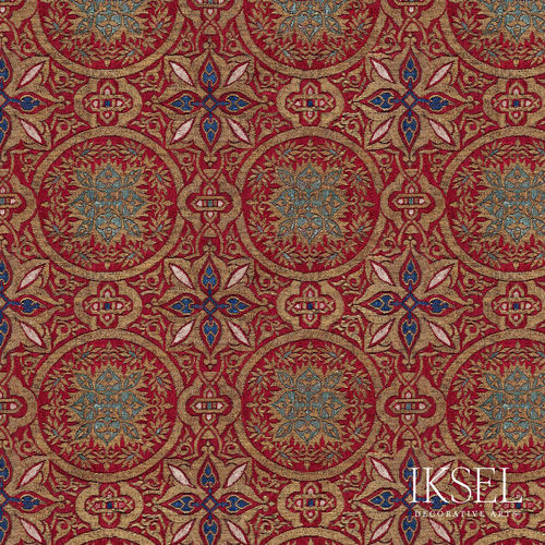 Carta da parati contemporanea - RW903 Granada Circles - Iksel Decorative Arts - in fibra di vetro / in vinile / in PVC