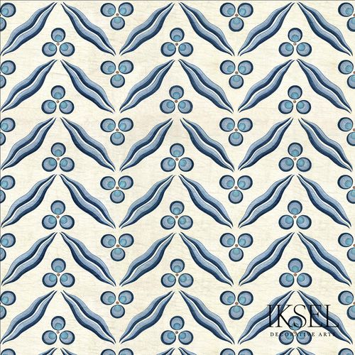 Carta da parati contemporanea - IZNIK CHINTAMANI RW110 - Iksel Decorative Arts - in fibra di vetro / in vinile / con motivi naturali