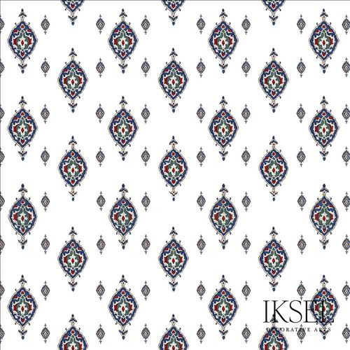 Carta da parati contemporanea - IZNIK SINAN RW104 - Iksel Decorative Arts - in fibra di vetro / in vinile / con motivi geometrici