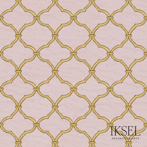 Carta da parati contemporanea - RW324 Jali Catur - Iksel Decorative Arts - in fibra di vetro / in vinile / con motivi geometrici