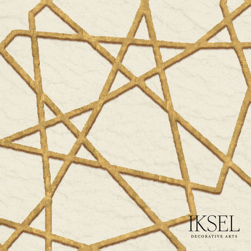 Carta da parati contemporanea - RW216 Mamluk Geometric - Iksel Decorative Arts - in tessuto non tessuto / in fibra di vetro / in vinile