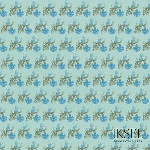 Carta da parati contemporanea - RW203 Carnation and Tulip - Iksel Decorative Arts - in fibra di vetro / in vinile / con motivi naturali