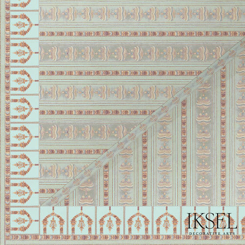 Carta da parati contemporanea - CE119 Hindustan Ceiling - Iksel Decorative Arts - in fibra di vetro / in vinile / con motivi geometrici