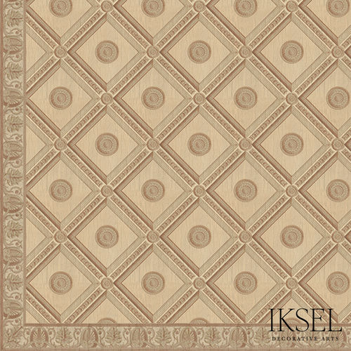 Carta da parati contemporanea - CE204 Coffered Lozenge Ceiling - Iksel Decorative Arts - in fibra di vetro / in vinile / con motivi geometrici