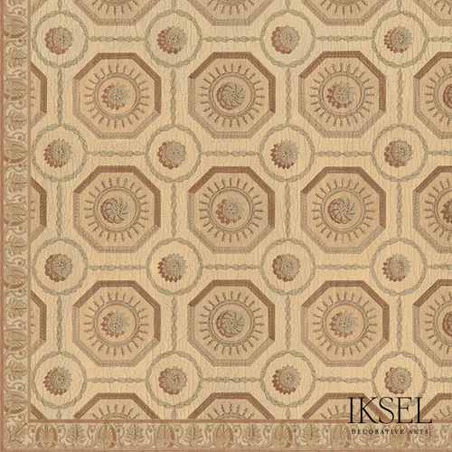 Carta da parati contemporanea - CE203 Coffered Hexagon Ceiling - Iksel Decorative Arts - in fibra di vetro / in vinile / con motivi geometrici