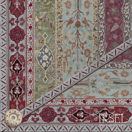 Carta da parati contemporanea - CE144 Rumi Ceiling Pop - Iksel Decorative Arts - in fibra di vetro / in vinile / con motivi floreali