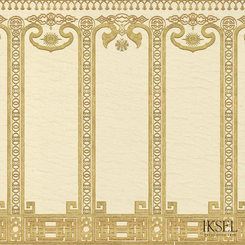 Carta da parati contemporanea - AR652 Brighton Ming - Iksel Decorative Arts - in vinile / in fibra di vetro / con motivi geometrici