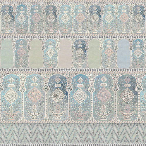 Carta da parati contemporanea - SC131 Ottoman Tent Pasha - Iksel Decorative Arts - in vinile / in fibra di vetro / con motivi geometrici